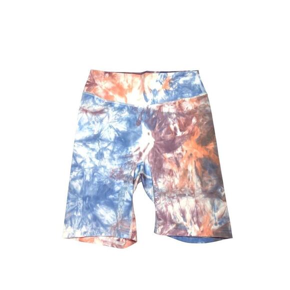 unknown Pants - Tie-dye Spandex Women's Medium Shorts, Cycling, running, activewear shorts